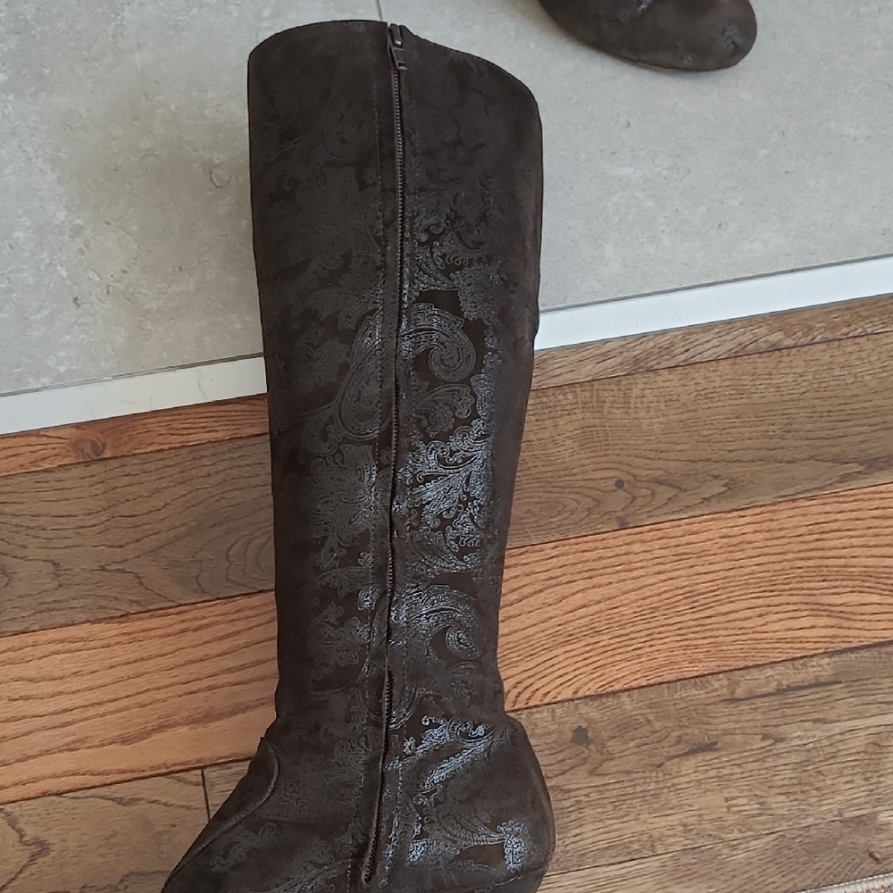 French Connection Suede Boots - Picture 3 of 12